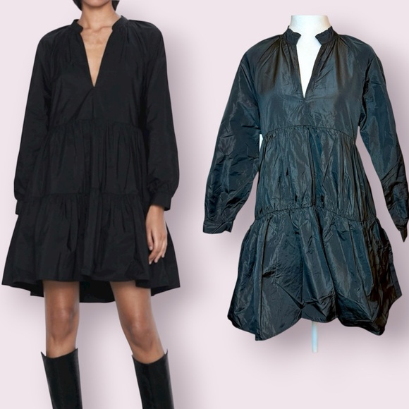 Aritzia Dresses & Skirts - NWT Aritzia Sunday Best Gianna Alice Babydoll Dress Black Size Small